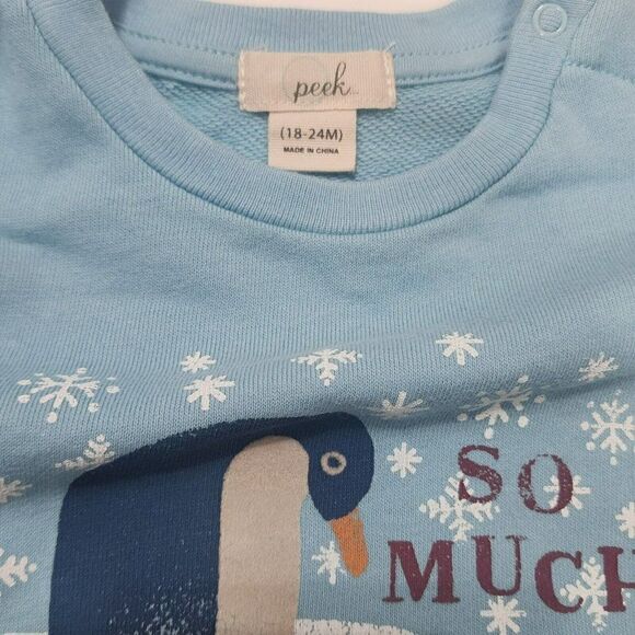 PEEK Baby Boys 18 - 24Mth Marco 2-Piece So Much Love Sweatshirt & Jogger Set $52 - Picture 4 of 8